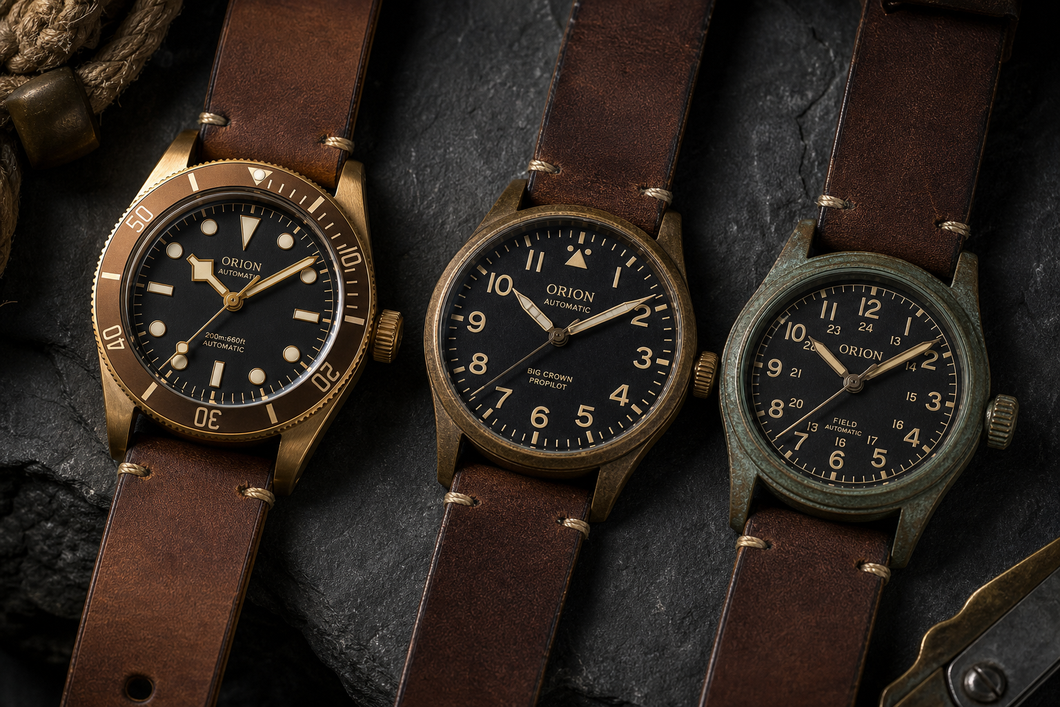 Bronze Watch Pro complete collection